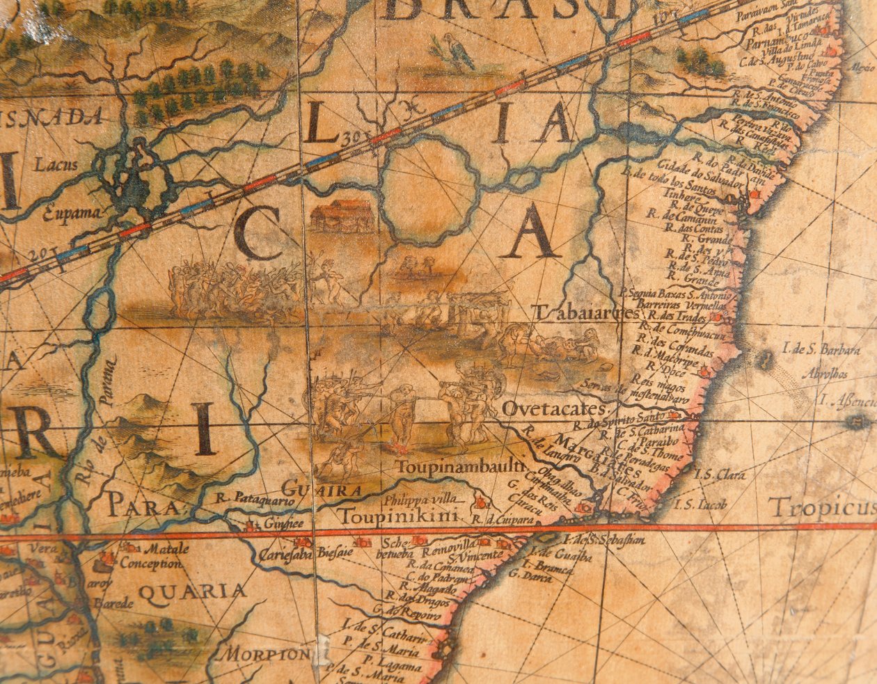 Store par bibliotekkloder, den jordiske 1645/48, den himmelske etter ca. 1630 av Willem Blaeu