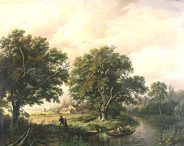Elvescene av Willem Bodeman