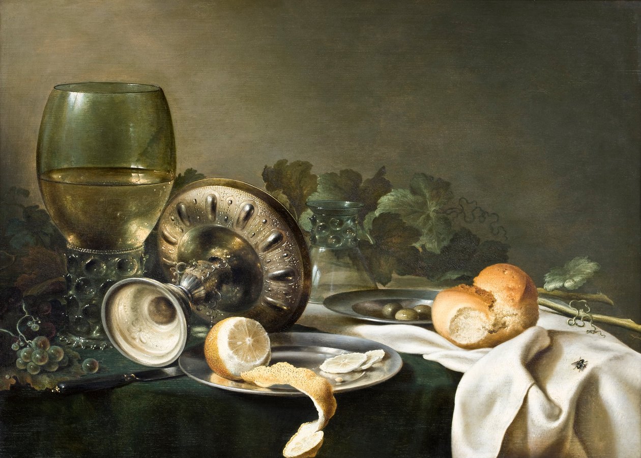 Still-Life, ca. 1630 (olje på panel) av Willem Claesz. Heda