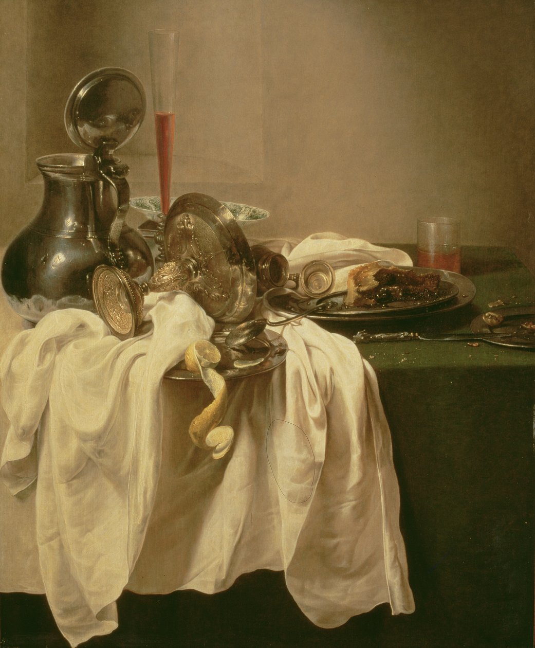 Stilleben (olje på lerret) av Willem Claesz. Heda