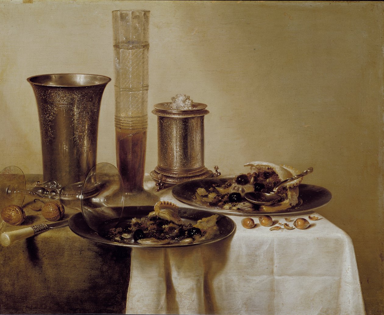 Desserten, 1637 av Willem Claesz. Heda
