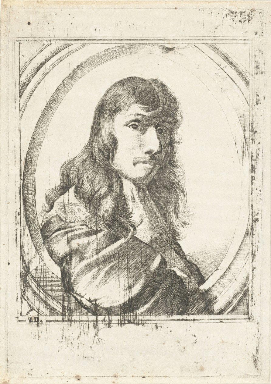 Selvportrett av Nicolaes van Helt Stockade av Willem Cornelis van Dijk