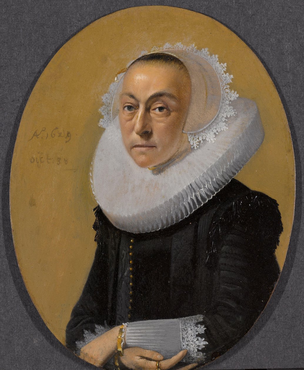 Portrett av en kvinne av Willem Cornelisz Duyster (attributed to)