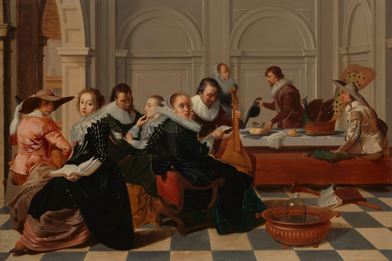 Den musikalske samlingen av Willem Cornelisz Duyster (copy after)
