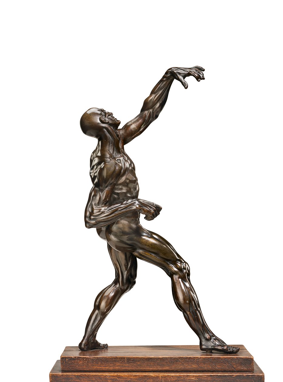 En ecorche-mann, ca. 1562-67 av Willem Danielsz. van Tetrode