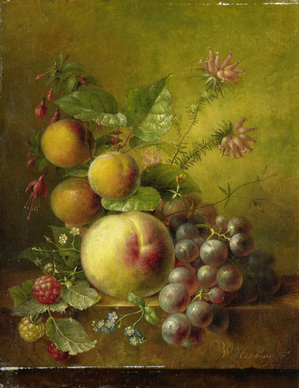 Stilleben med frukt av Willem Hekking (I)