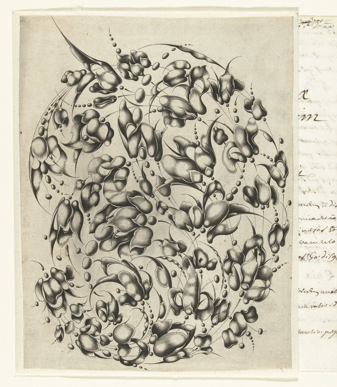 Gullsmedbukett med stiliserte blomster og blader Looff-werck Boeck Seer Constich Geteijckent (serietittel) av Willem Hondius