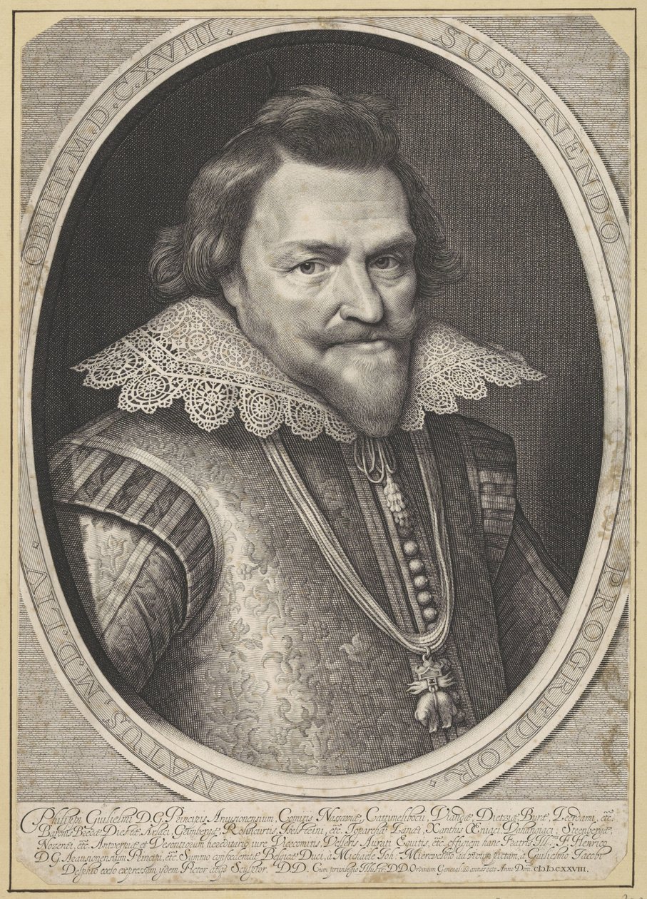 Portrett av Philip William, Prince of Orange av Willem Jacobsz Delff