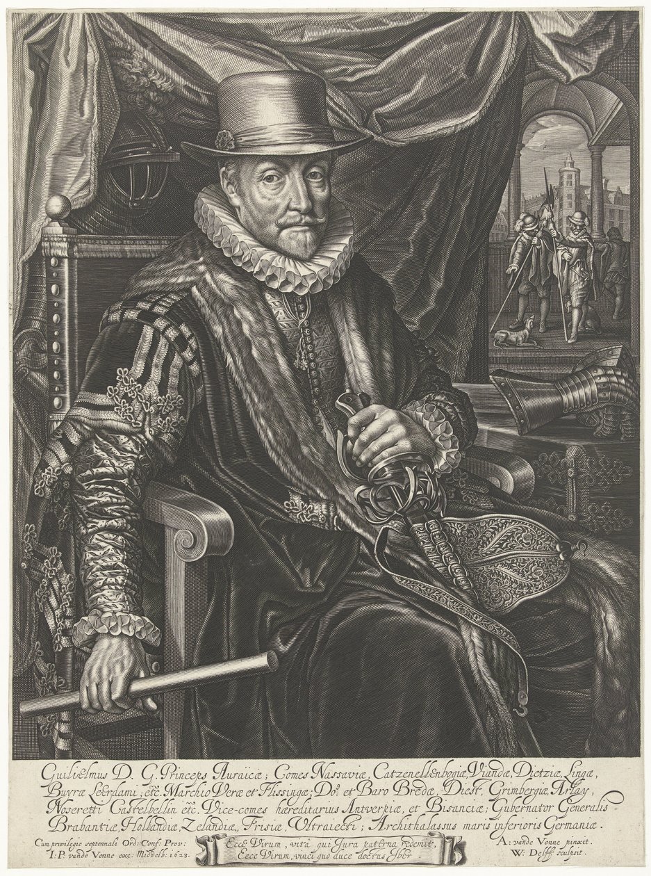 Portrett av William I, Prince of Orange av Willem Jacobsz Delff