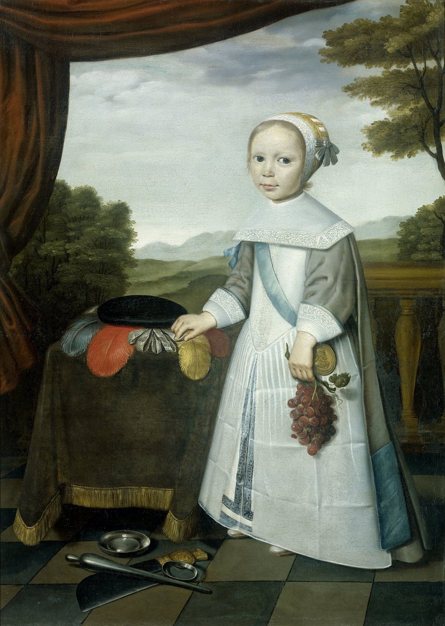 Portrett av Johannes van Rees (1662-1690/91), halvbror til Elisabeth van Oosten, som barn av Willem Jansz. Ploy (attributed to)
