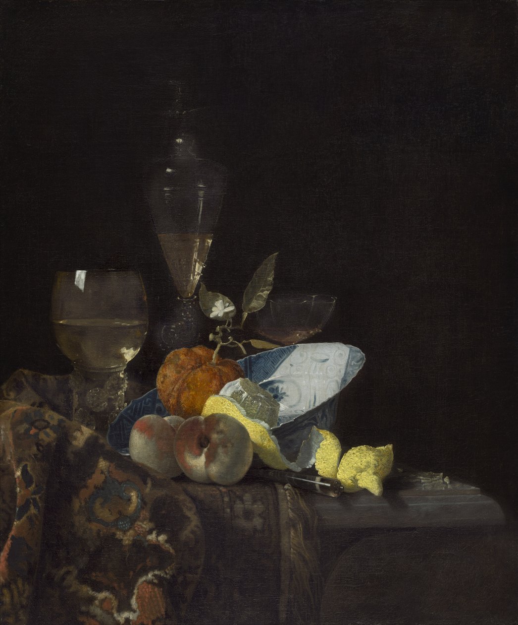 Stilleben, ca. 1660 (olje på lerret) av Willem Kalf
