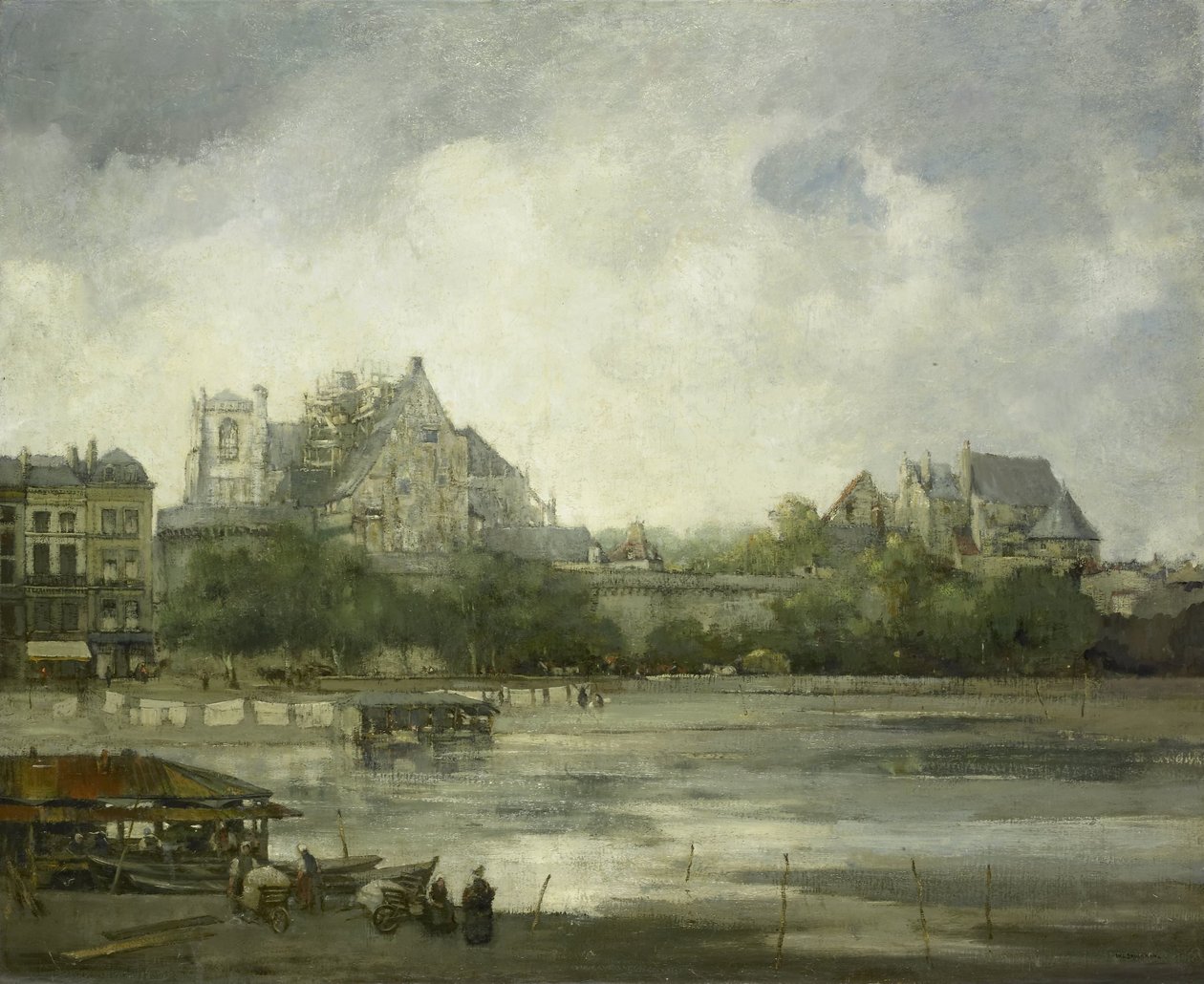 Utsikt over Nantes av Willem Leendert Bruckman