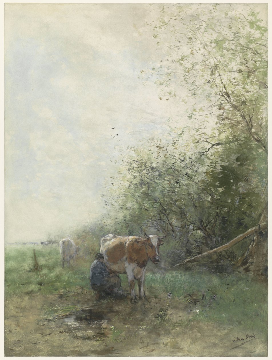 Melketid av Willem Maris