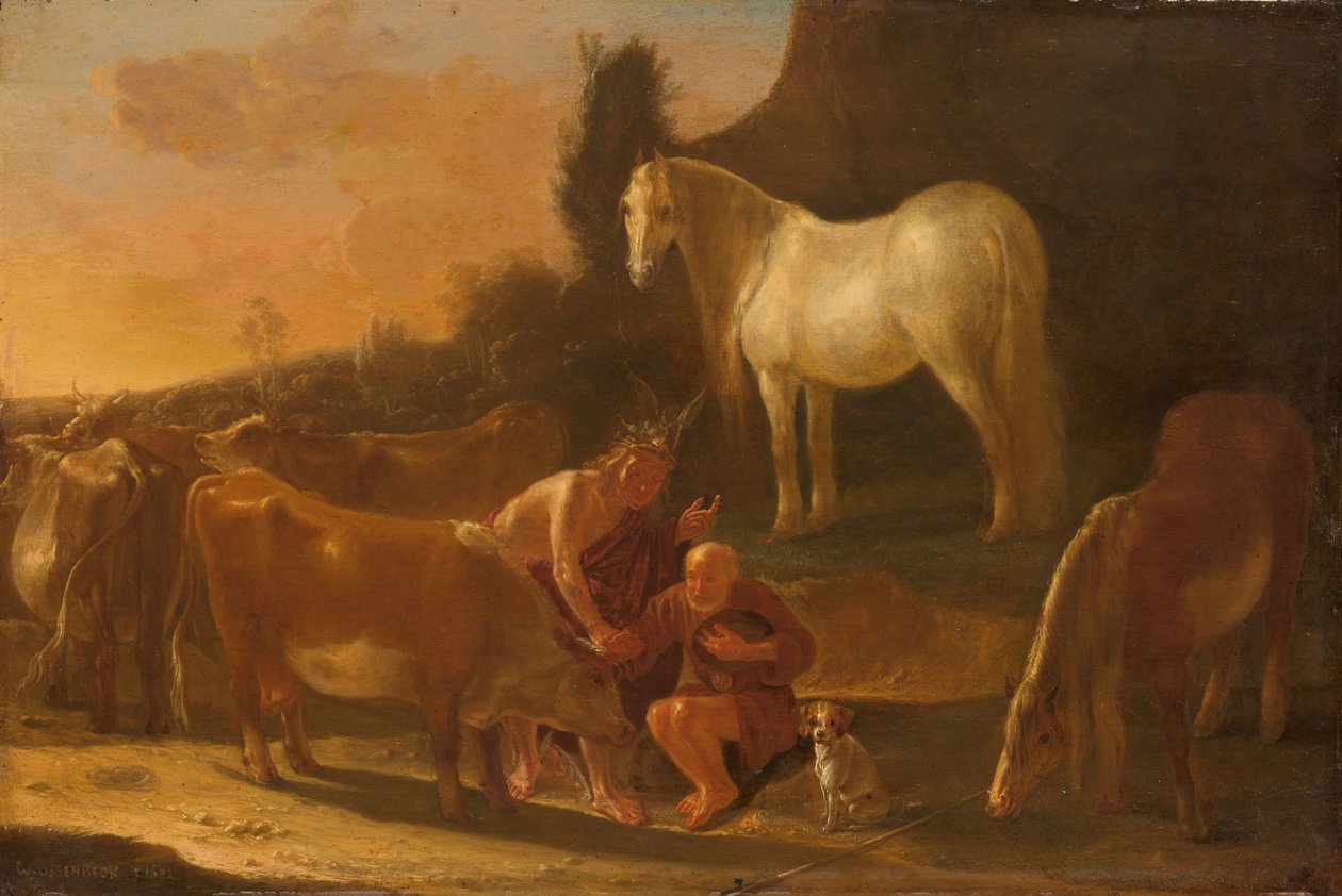 Merkur og Io av Willem Ossenbeeck