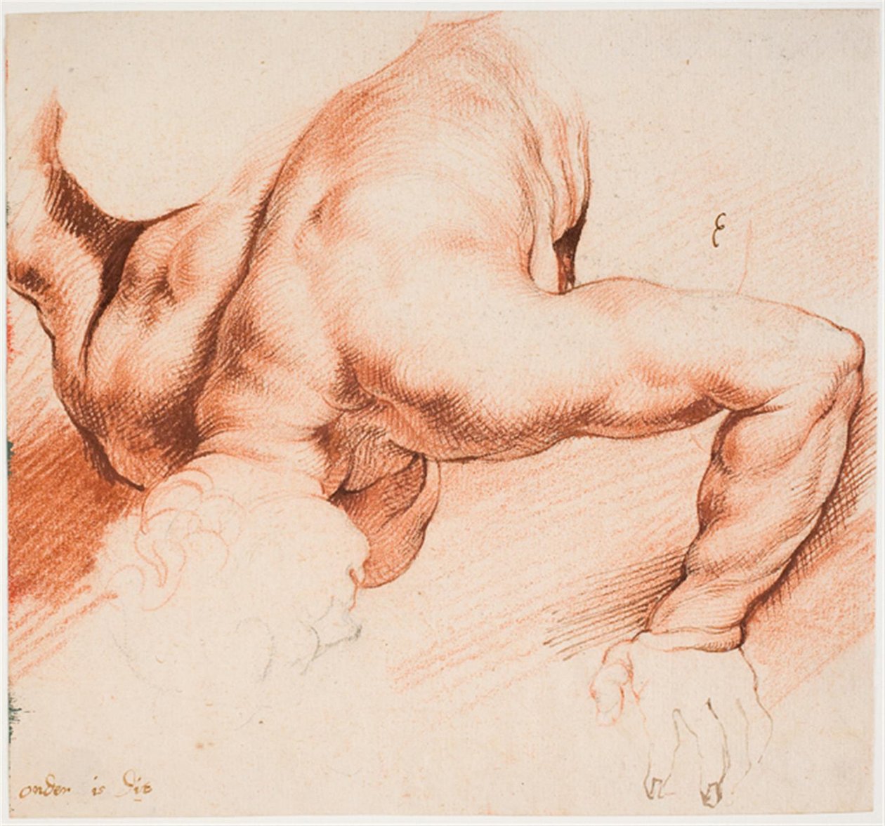 Brytere. Antik skulpturgruppe. Nedre figur av Willem Panneels