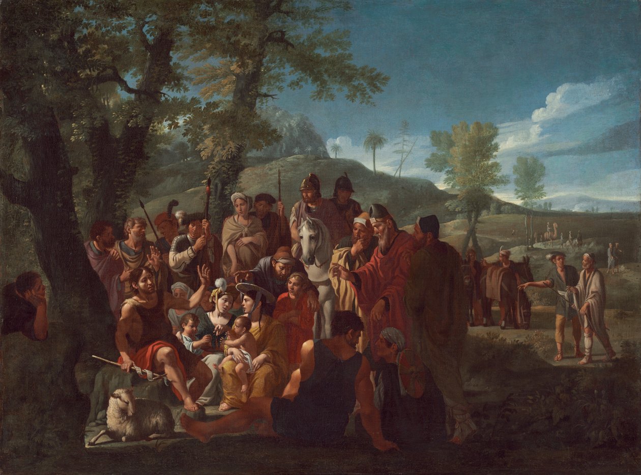 Døperen Johannes forkynner, ca. 1665. av Willem Reuter