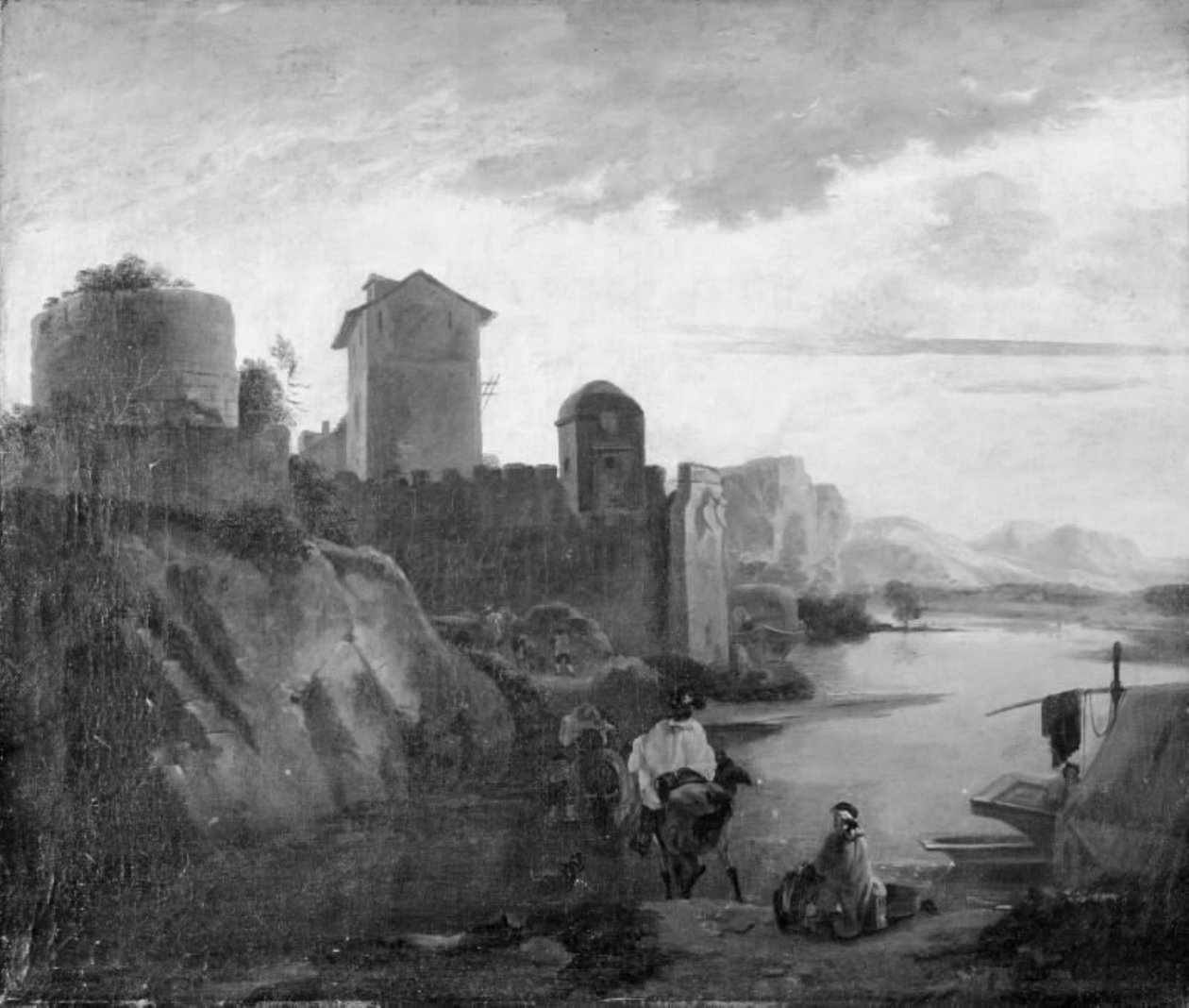 Landskap med reisende av Willem Schellinks
