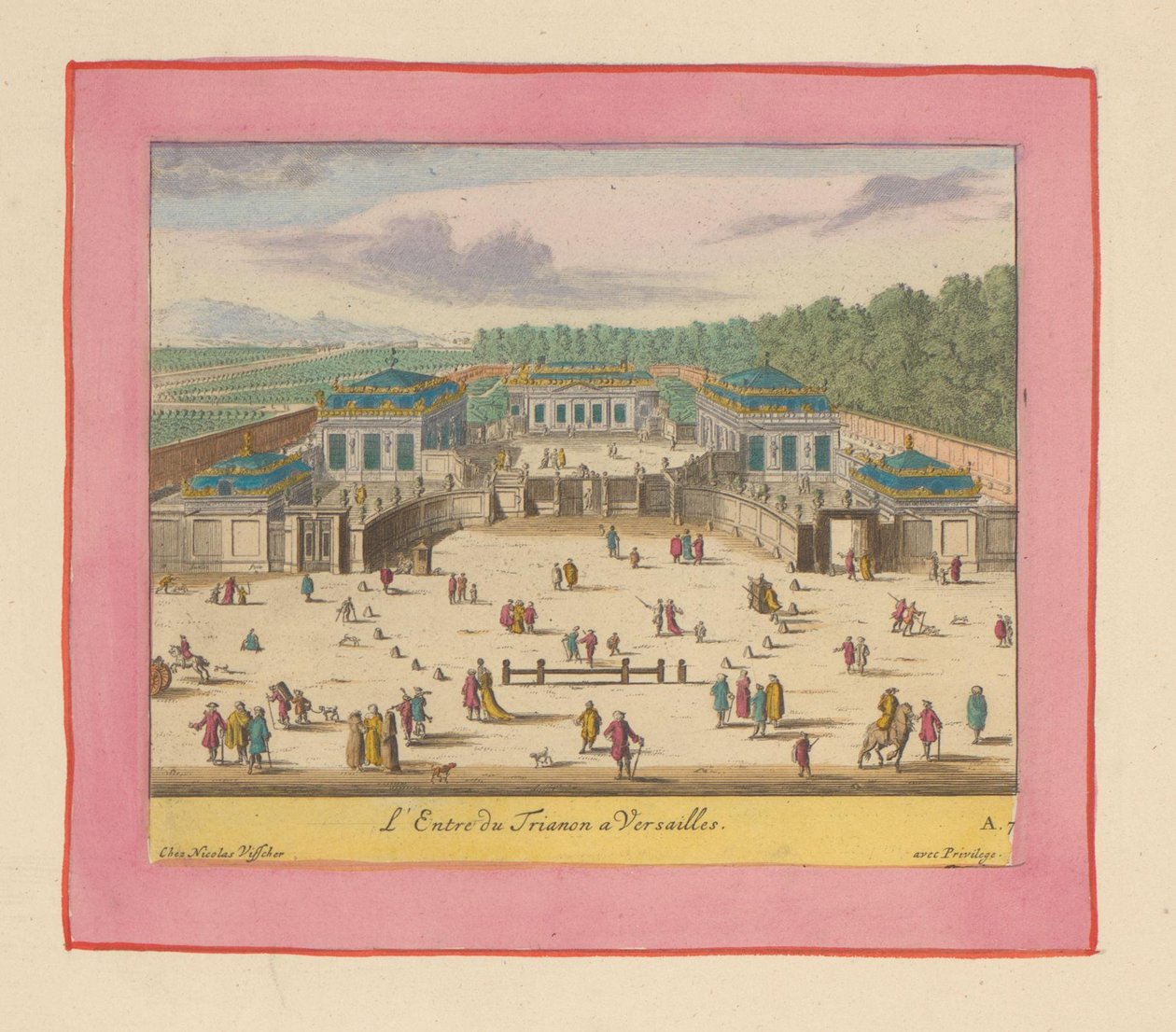 Zugang zum Grand Trianon in Versailles av Willem Swidde