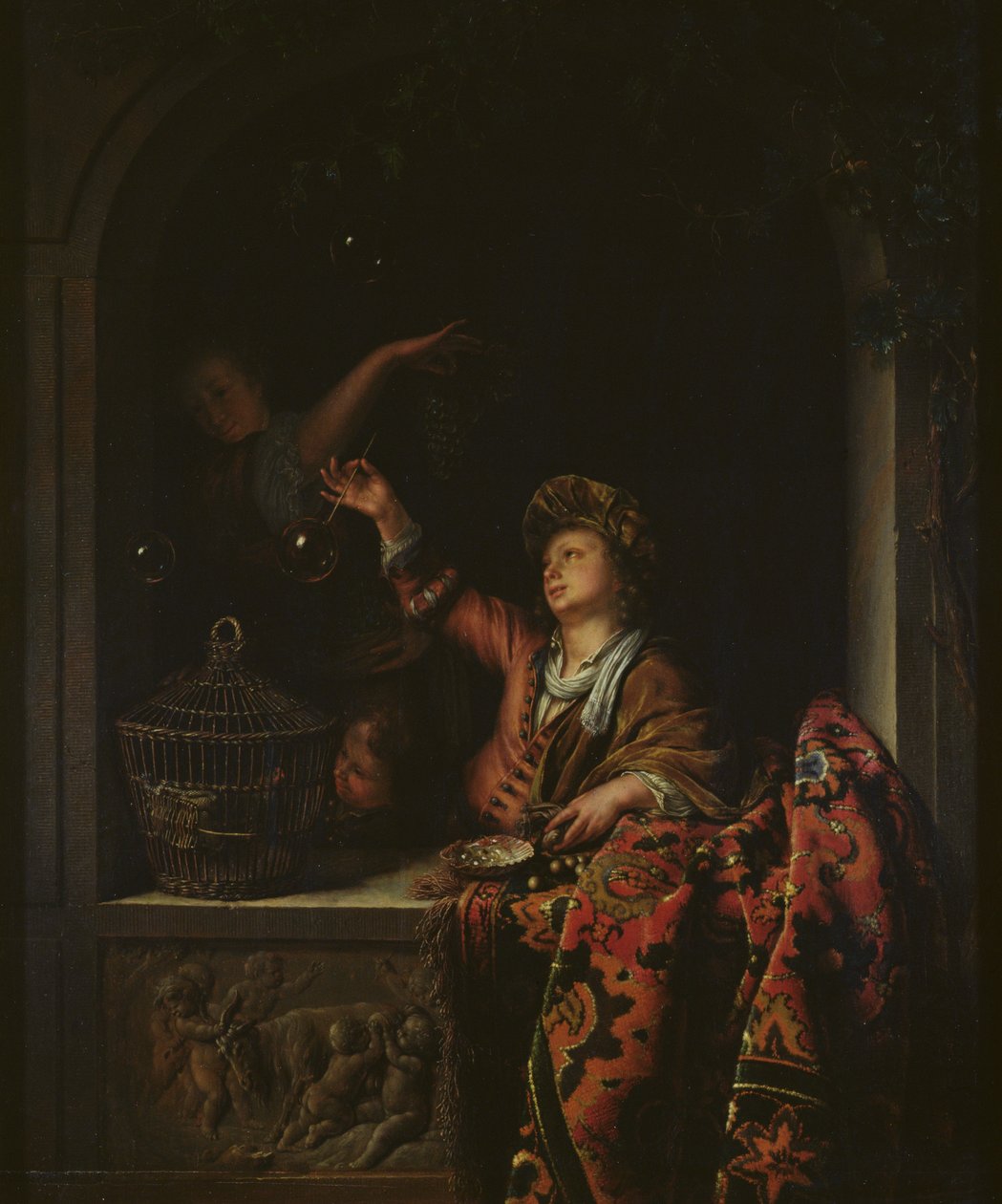 Såpebobler av Willem Van Mieris