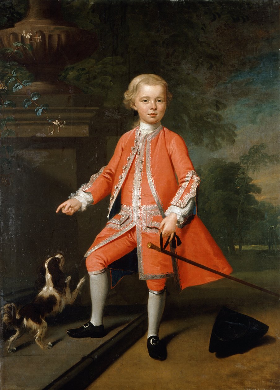 Portrett av en gutt (olje på lerret) av Willem Verelst