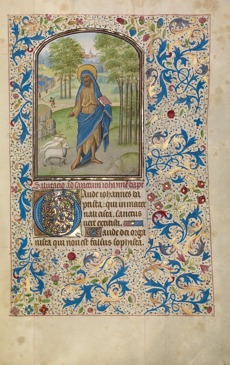 Johannes der Täufer av Willem Vrelant