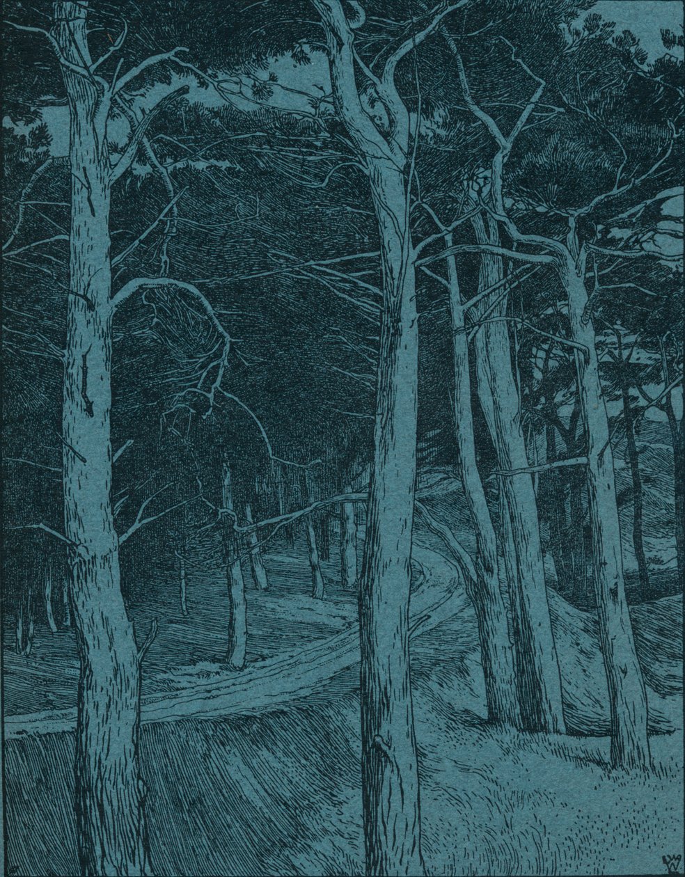 Woodland, c1912 av Willem Wenckebach