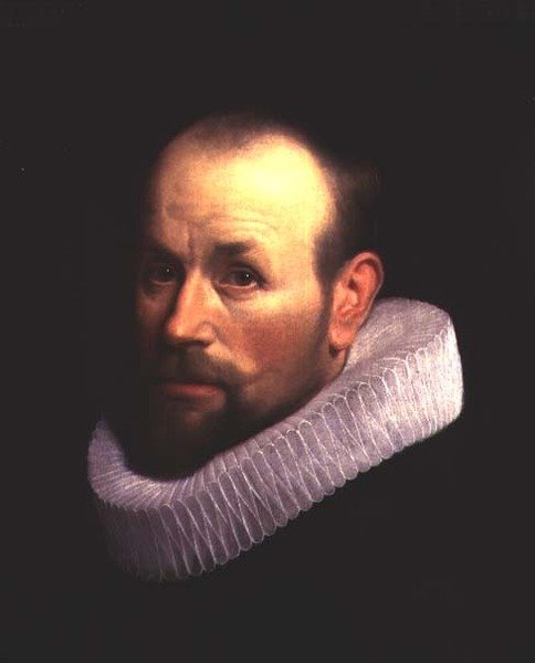 Portrett av en mann i ruff av Willem Willemsz. van der Vliet