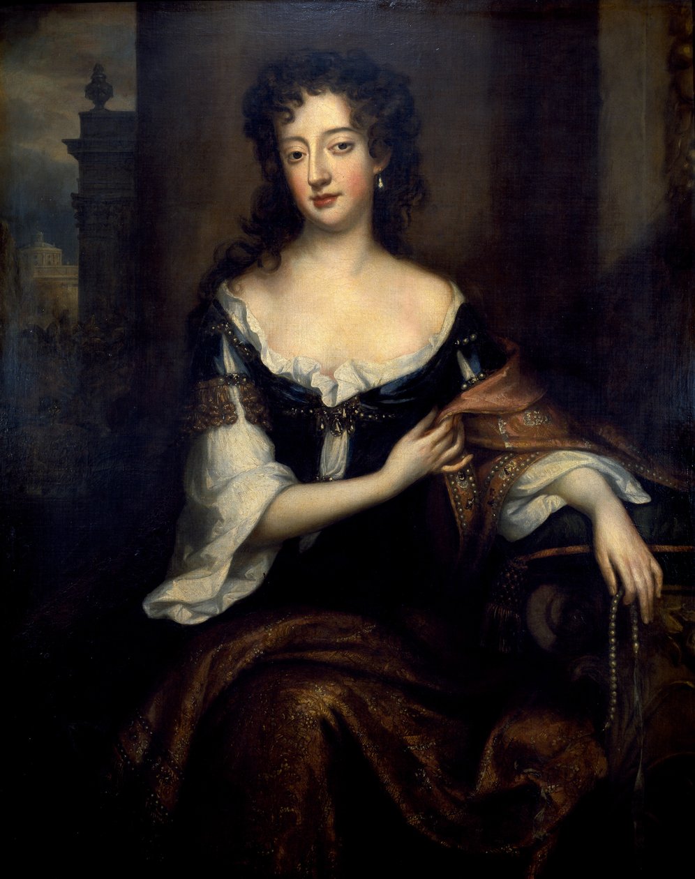 Portrett av Mary Butler, hertuginne av Devonshire (olje på lerret) av Willem Wissing