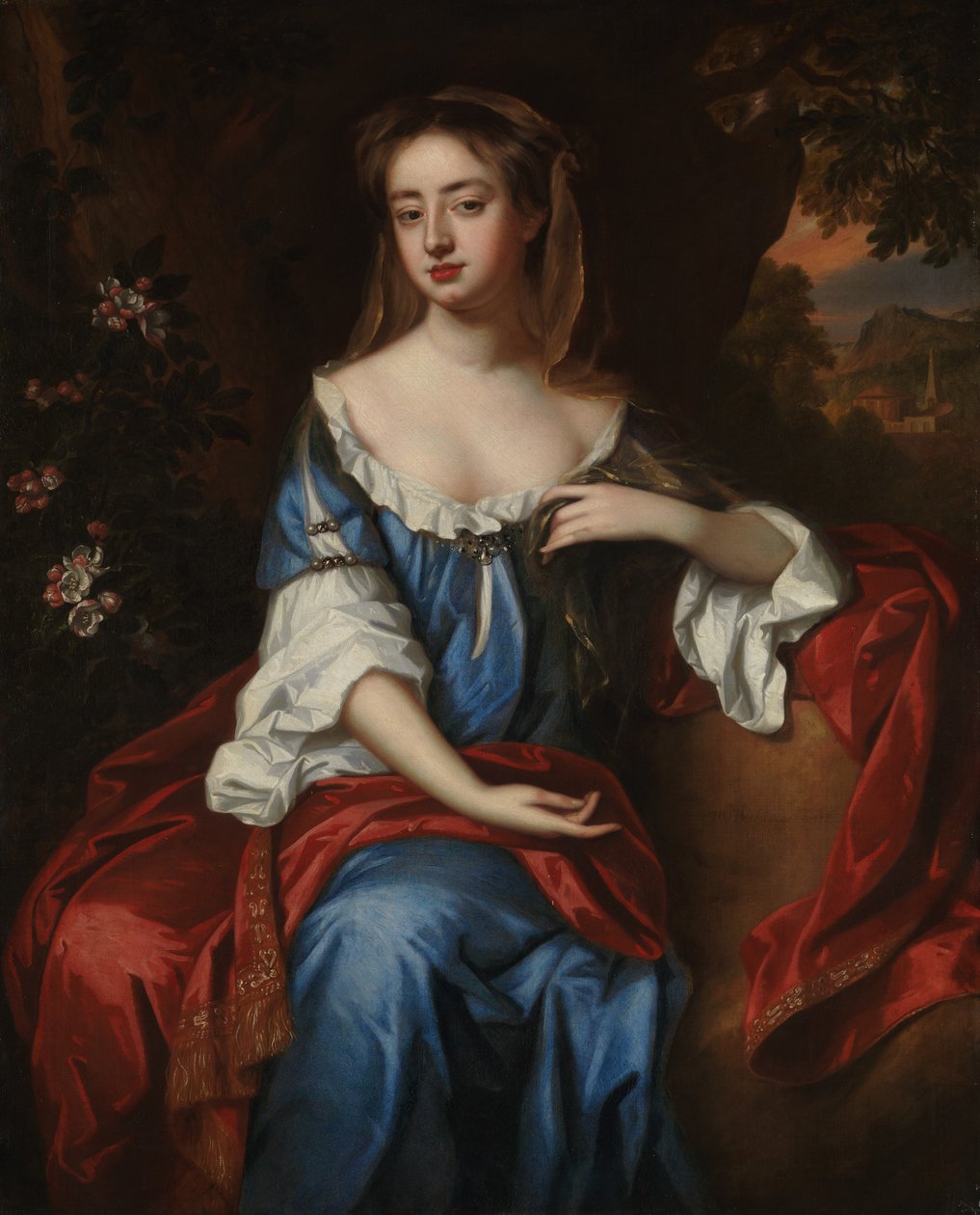Portrett av en kvinne, ca. 1687. av Willem Wissing