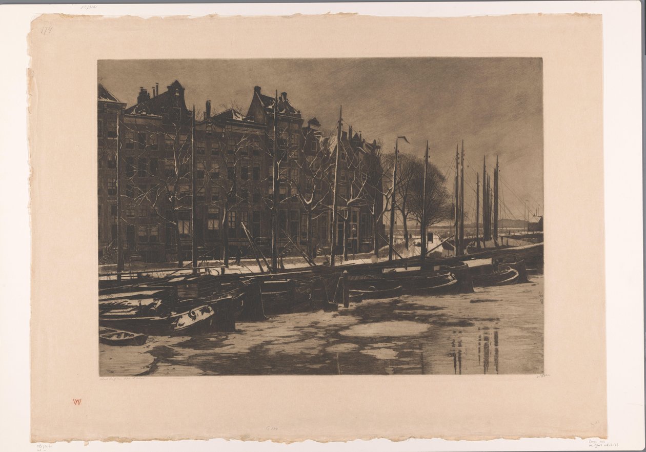 Interiør, Amsterdam, med snø Interiør II av Willem Arnoldus Witsen