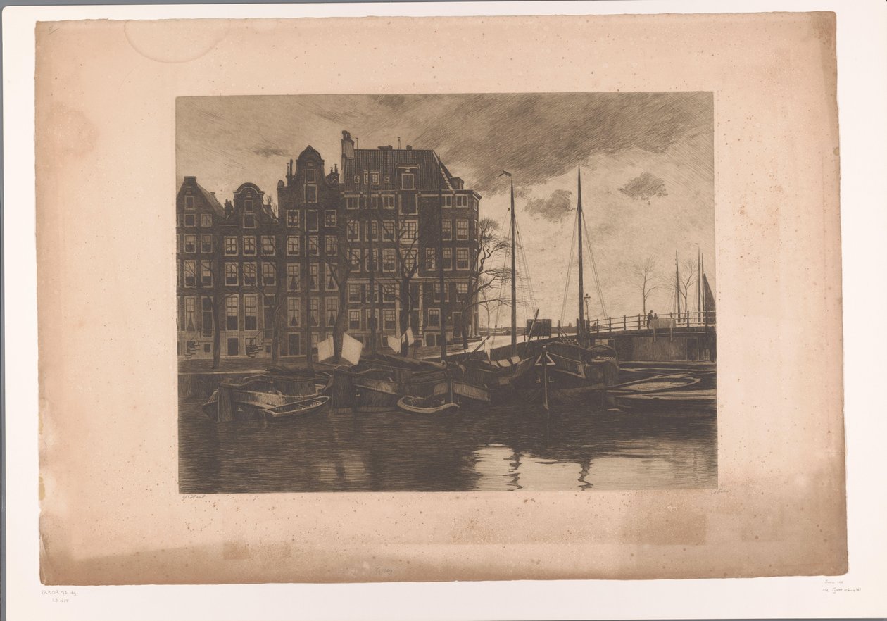 Inne, Amsterdam, med vinkende voks på skipene Inne i jeg av Willem Arnoldus Witsen