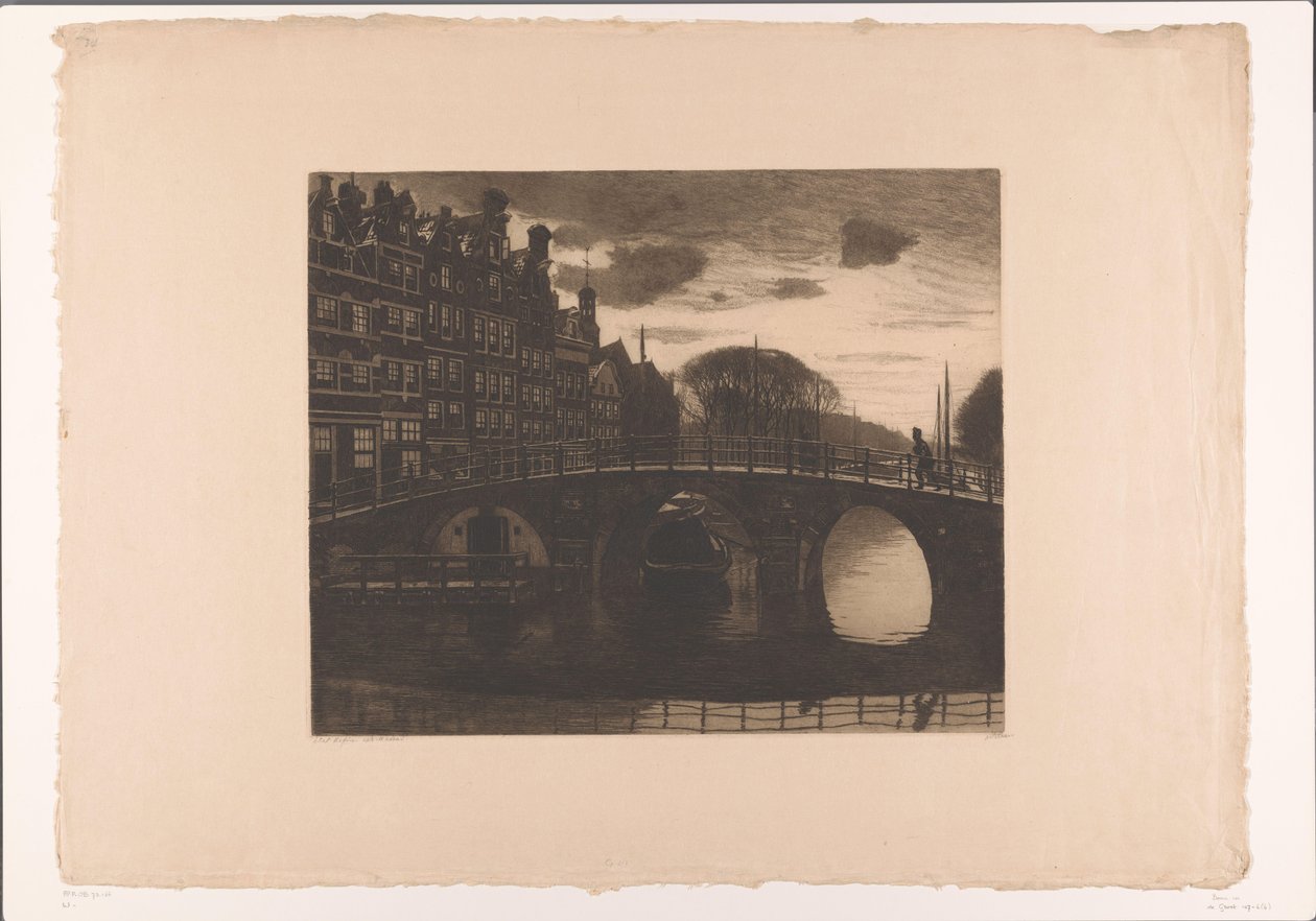 Brouwersgracht, Amsterdam av Willem Arnoldus Witsen