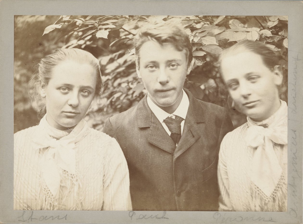 Trillingene Stans, Paul og Peronne Arntzenius av Willem Witsen