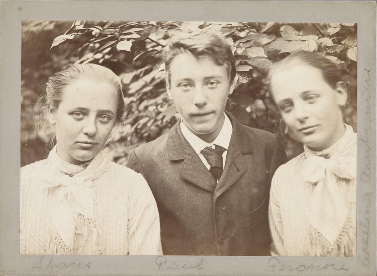 Trillingene Stans, Paul og Peronne Arntzenius av Willem Witsen