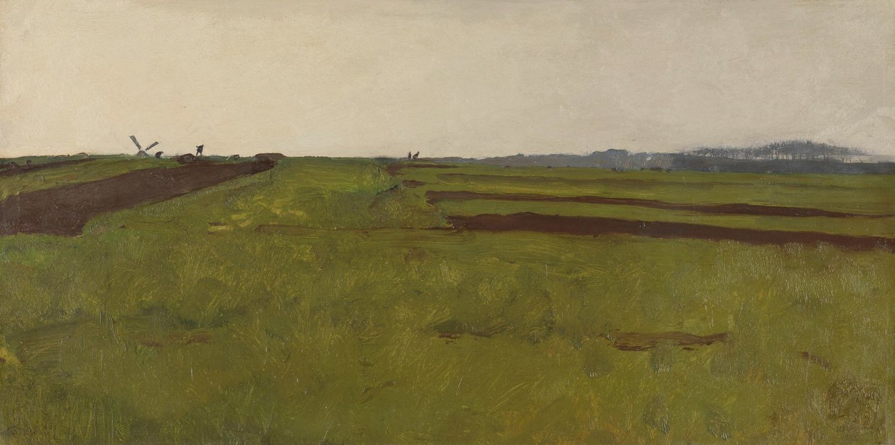 Landskap med jorder av Willem Arnoldus Witsen