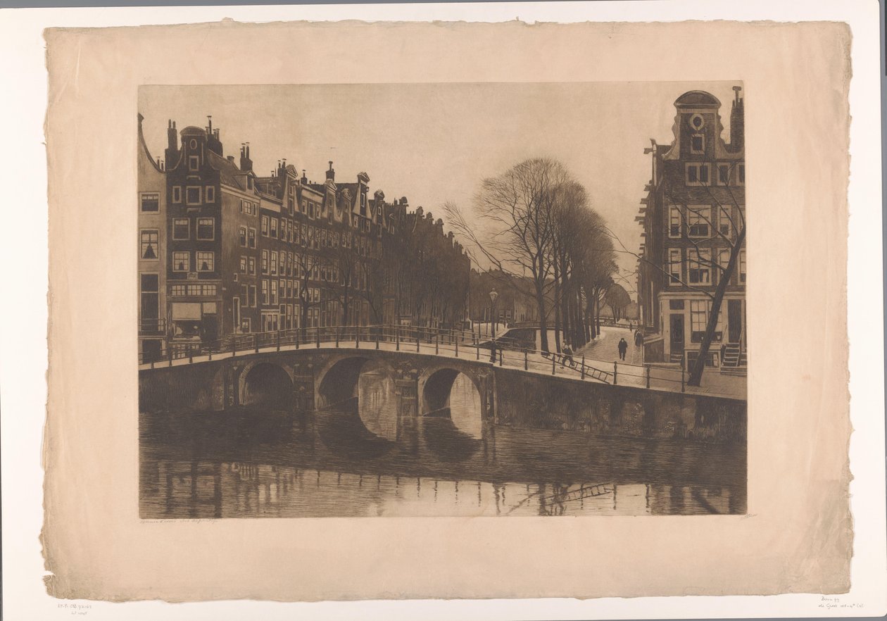 Leidsegracht, Amsterdam av Willem Arnoldus Witsen