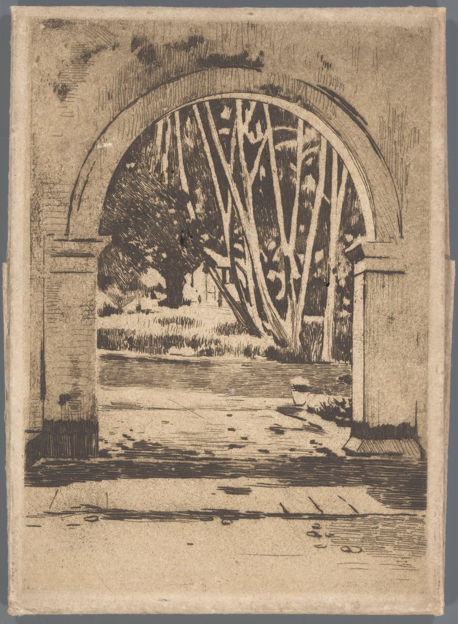 Porten til Hotel Bellevue, Buitenzorg av Willem Arnoldus Witsen
