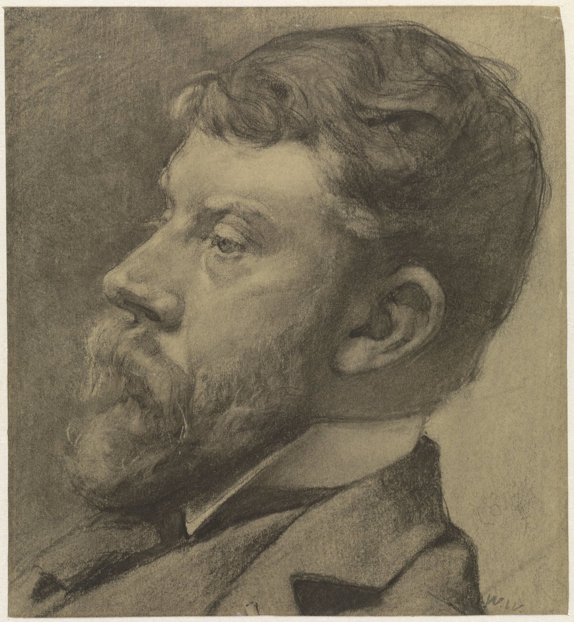 Portrett av George Hendrik Breitner av Willem Witsen