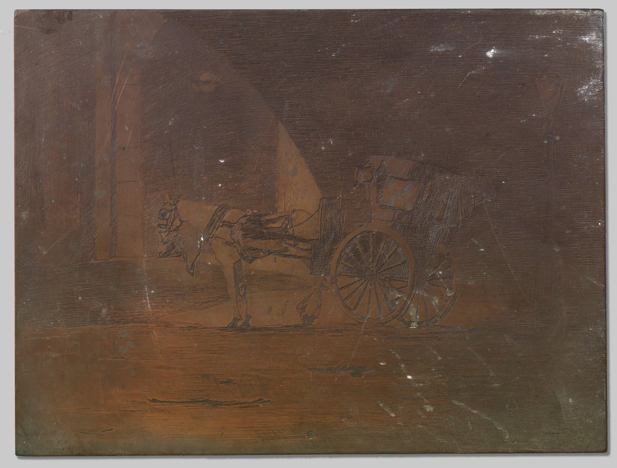 Vogn under Waterloo Bridge, London av Willem Arnoldus Witsen