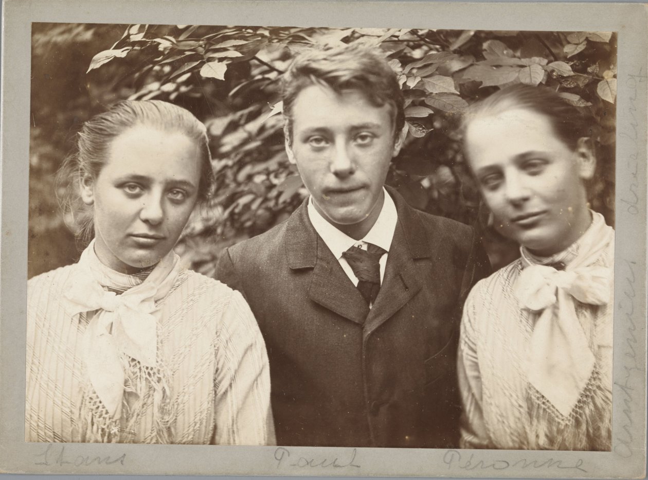 Trillingene Stans, Paul og Peronne Arntzenius av Willem Witsen