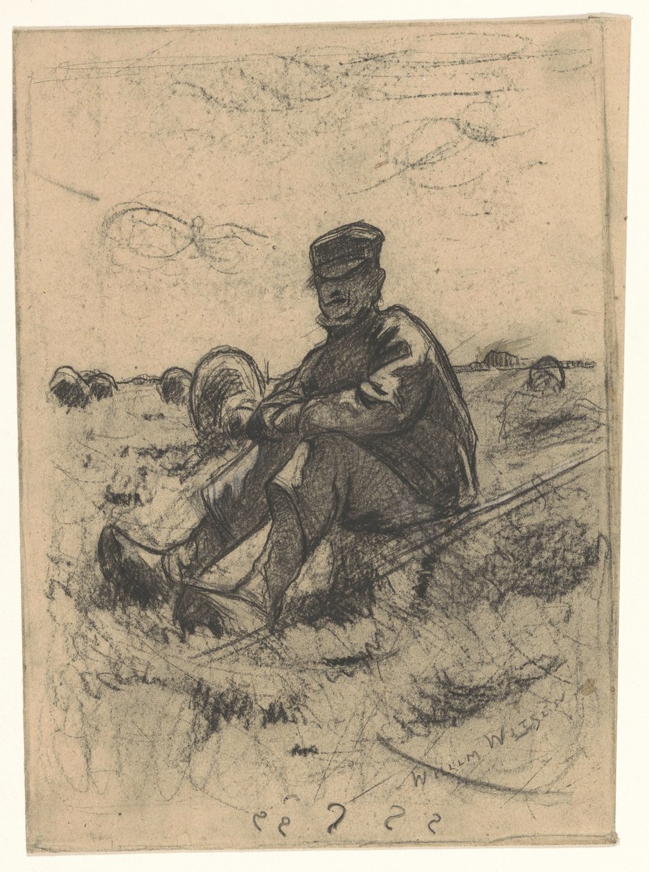 Sittende gjeter av Willem Arnoldus Witsen
