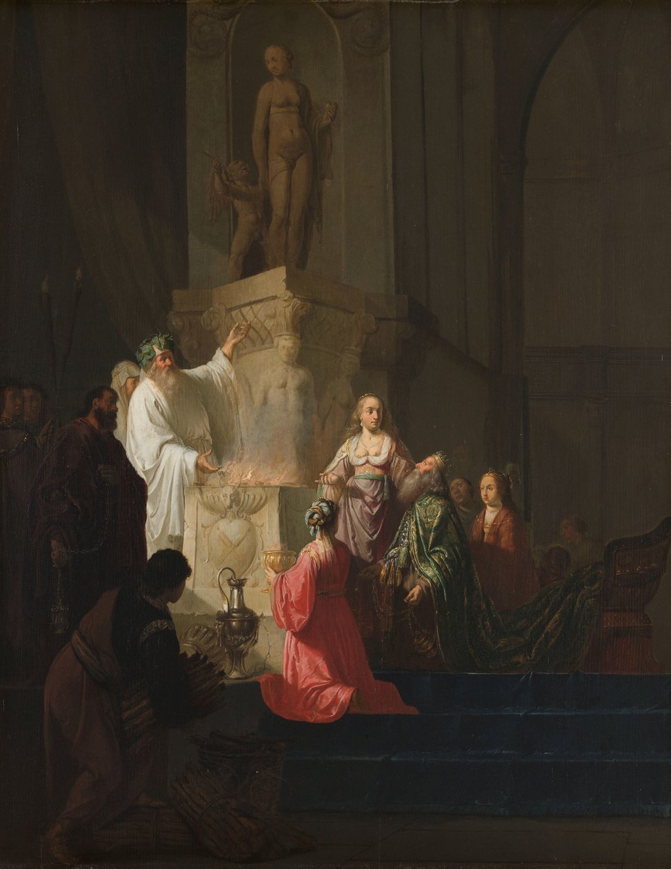 Kong Salomos avgudsdyrkelse av Willem de Poorter