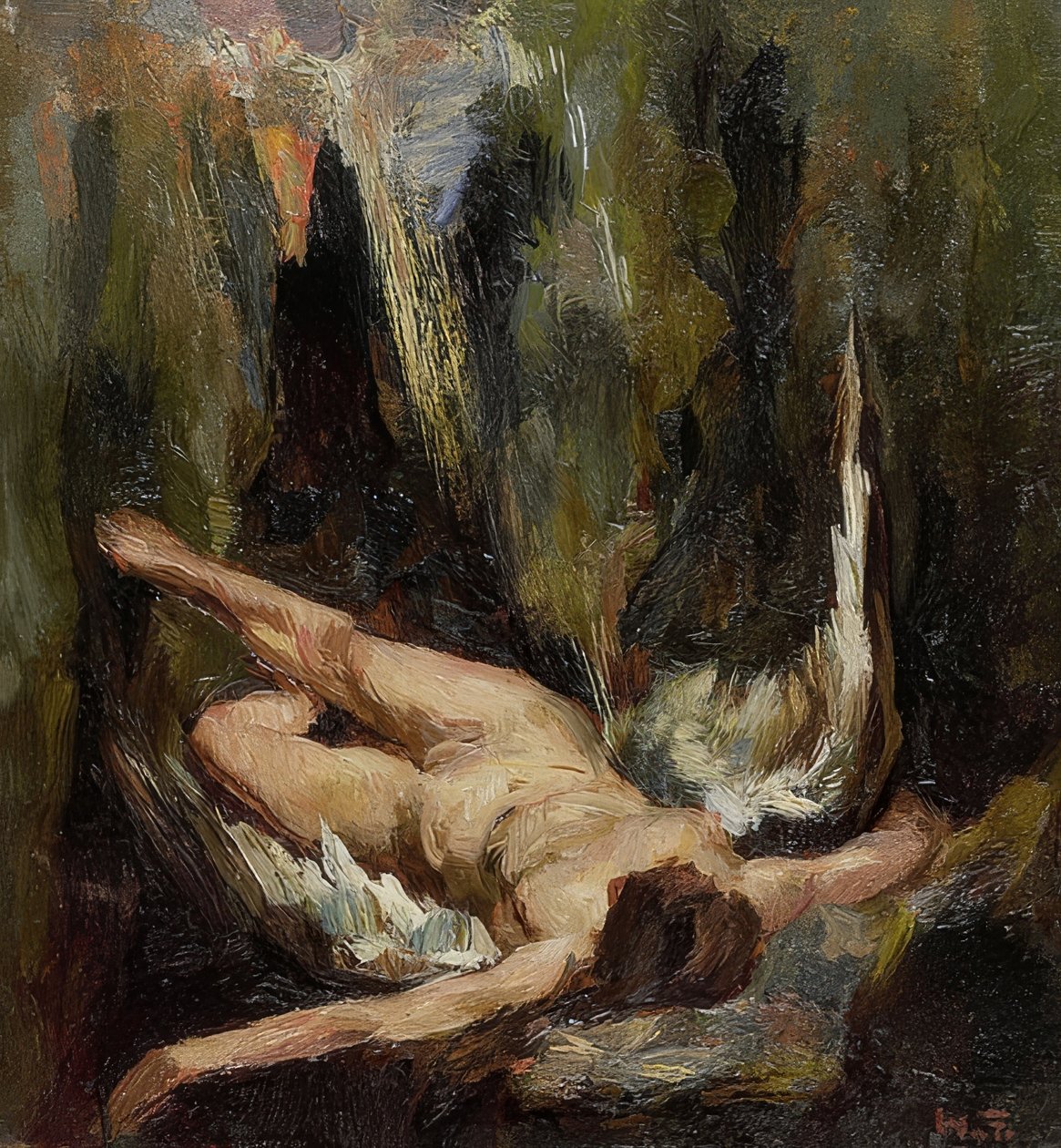 Den falne engelen (De tilfeller engel) av Willem de Zwart