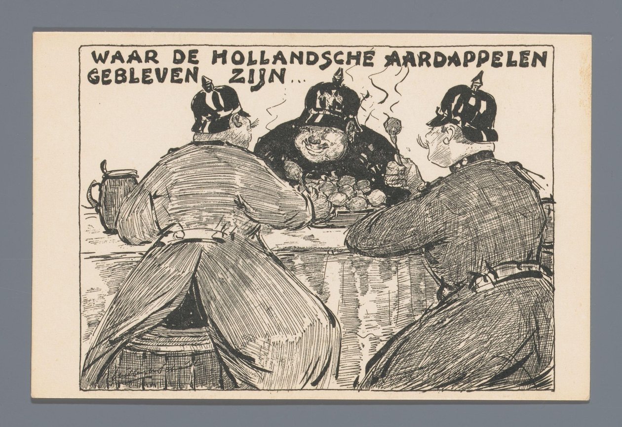 Hvor de nederlandske potetene har blitt av... (tittel på objekt) av Willem van Schaik