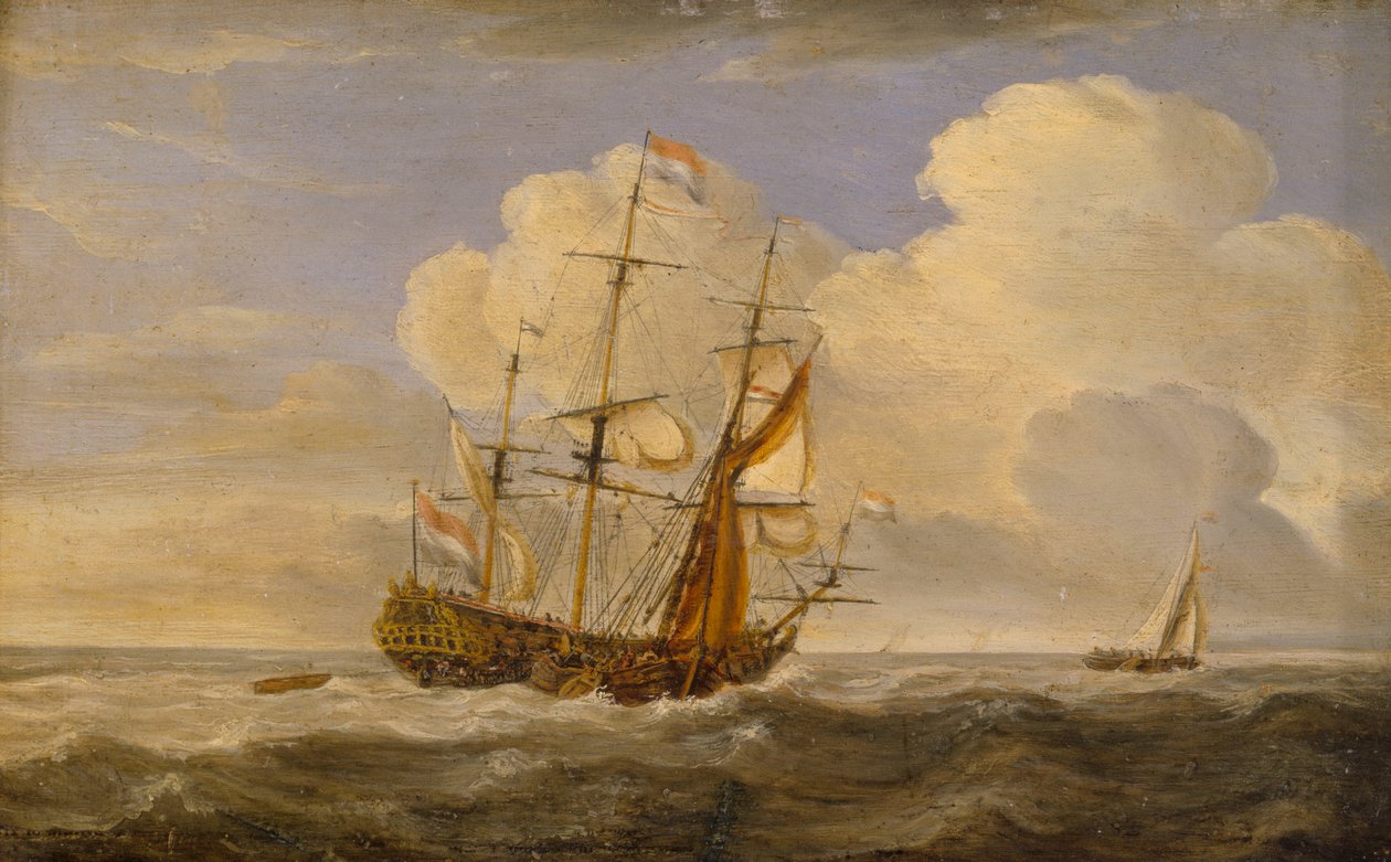  av Willem van de II (follower of) Velde