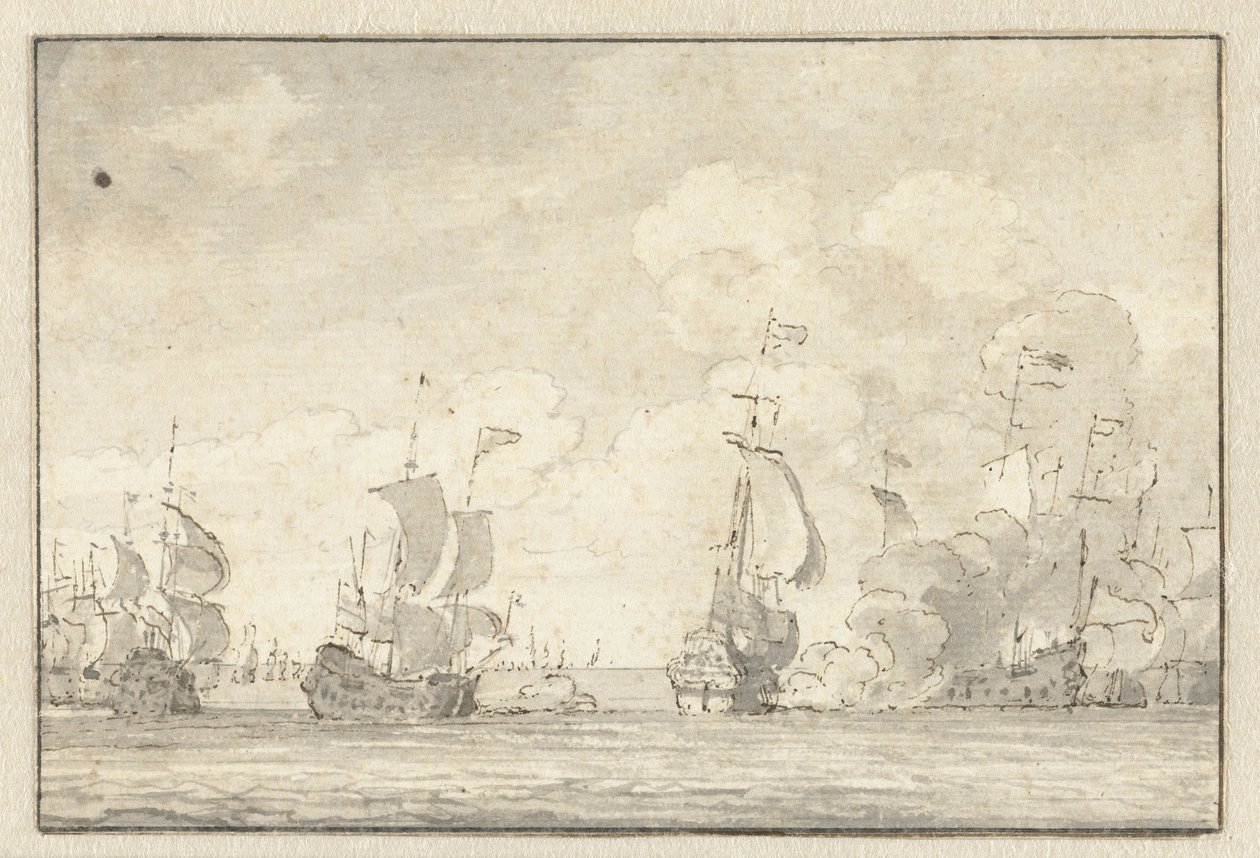 sjøslag av Willem van de Velde (II)