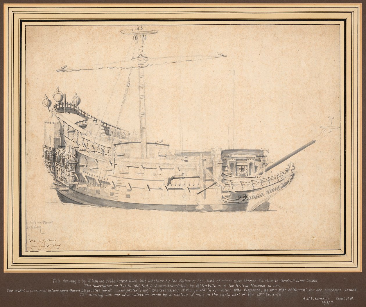  av Willem van de Velde the Elder
