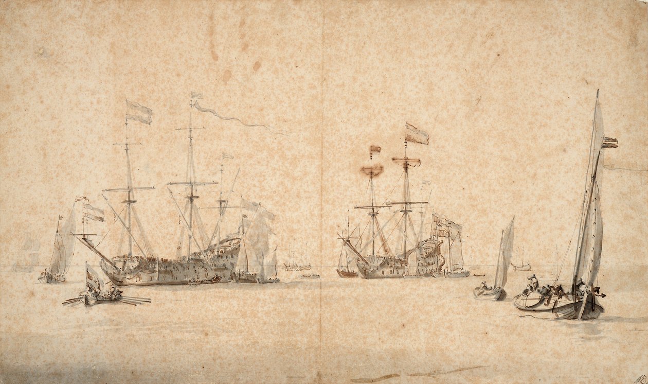  av Willem van de Velde the Younger
