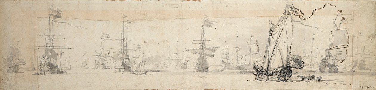  av Willem van de Velde the Younger