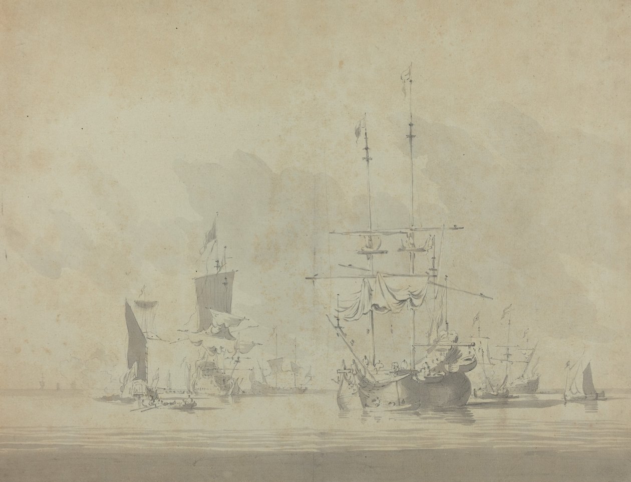 Marine av Willem van de Velde the Younger